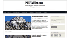 Desktop Screenshot of polviajero.com
